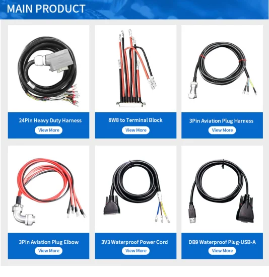 Conjunto de cabos industriais de chicote de fios personalizado de fábrica Forman